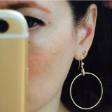 Julie lamb designer jewelry with 18K gold mini sheep stud earrings