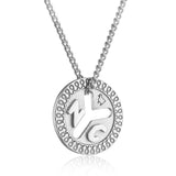 *Sterling Silver NYC 'REPRESENT' Staten Island Token Necklace