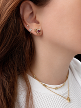 SUPERSIZED SHEEP STUDS, Sterling & Amethyst