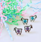 SUPERSIZED SHEEP STUDS, Sterling & Topaz