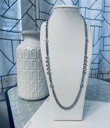 Sterling Silver SWEATER LINK Necklace