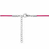 STERLING SILVER Mini Charm Cluster on Color Cord