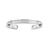 STERLING SILVER 'LINE DANCE' LAMB CUFF BRACELET