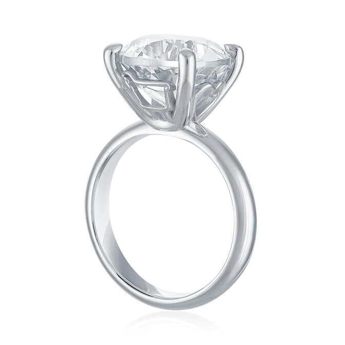 Sterling Silver 'Love Ewe LOTS' White Topaz Ring