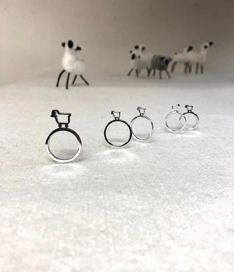 MINI SLICE LAMB STACKING RING