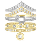 18K Yellow Gold 'Queen of Bounce' Charm Ring