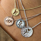*14K Rose Gold NYC Love Token Necklace