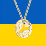 14K Gold NYC 'REPRESENT' UKRAINE Necklaces