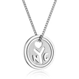Love Token NYC necklace 14K White Gold