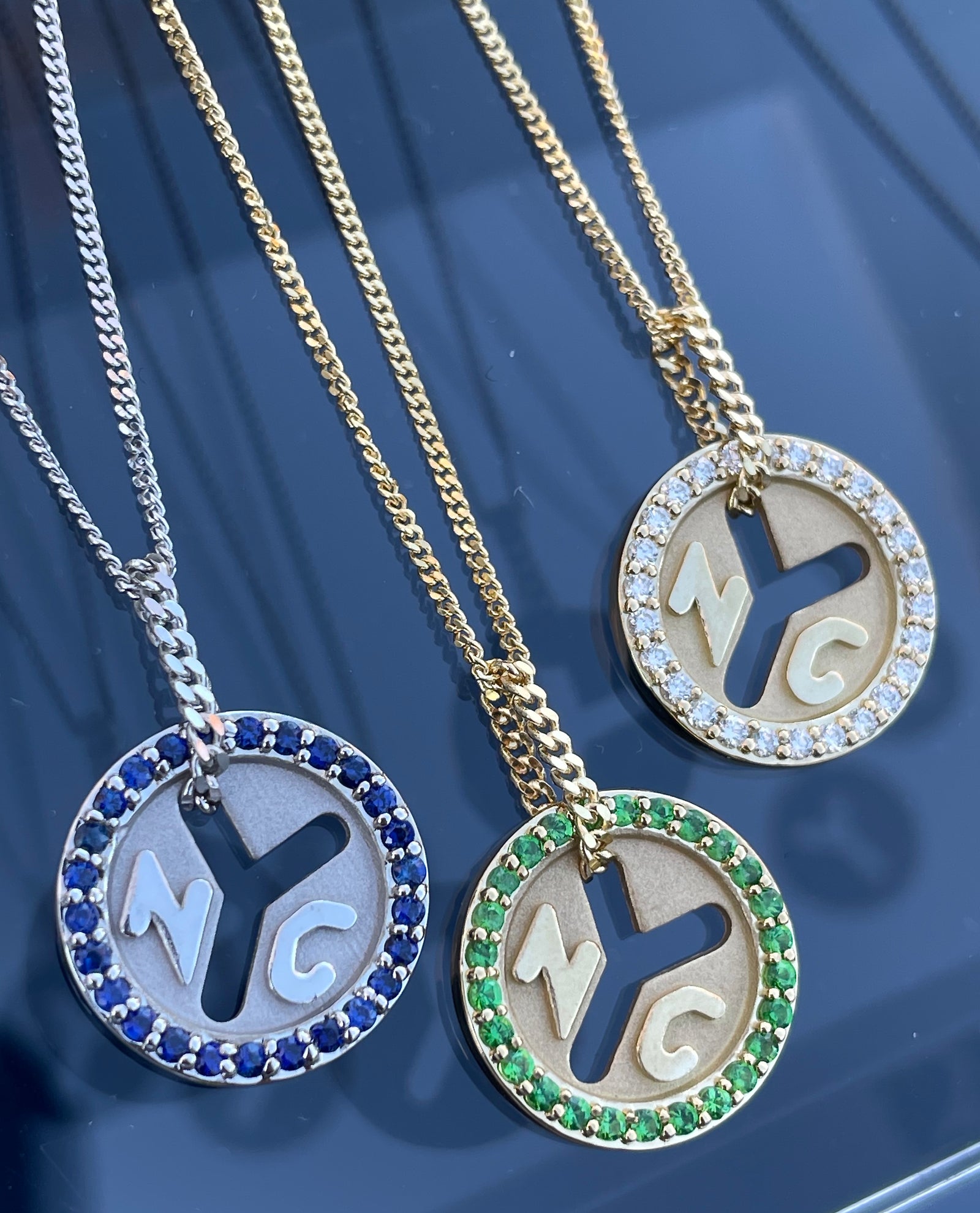 Sterling Silver Subway Token Jewelry with Diamonds - Julie Lamb